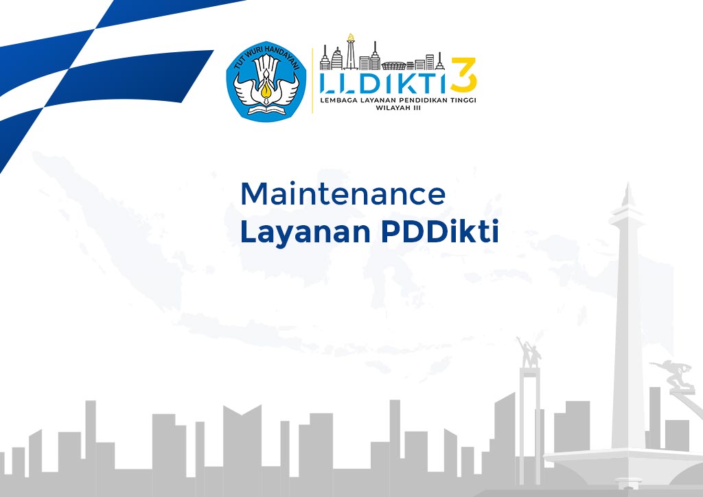 Maintenance Layanan PDDikti 26 Juli 2024