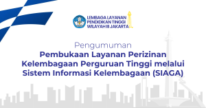 Pengumuman Pembukaan Layanan Perizinan Kelembagaan PT
