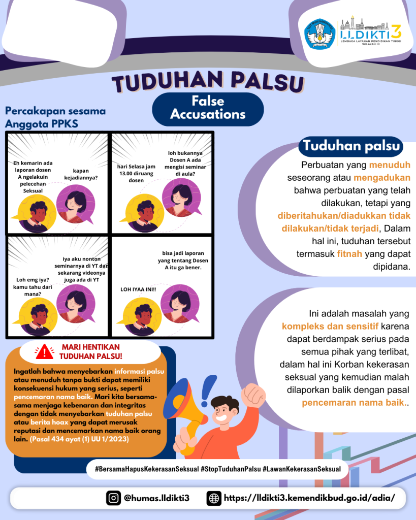 Tuduhan Palsu (False Accusations)