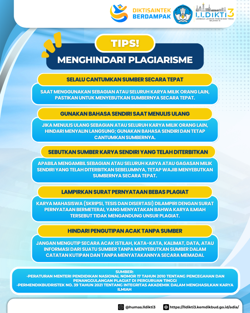 Tips Mencegah Plagiarisme (2)