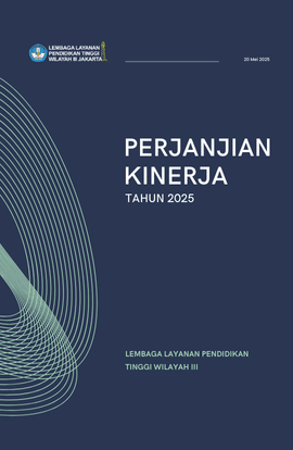 Perjanjian Kinerja 2025 - LLDikti 3